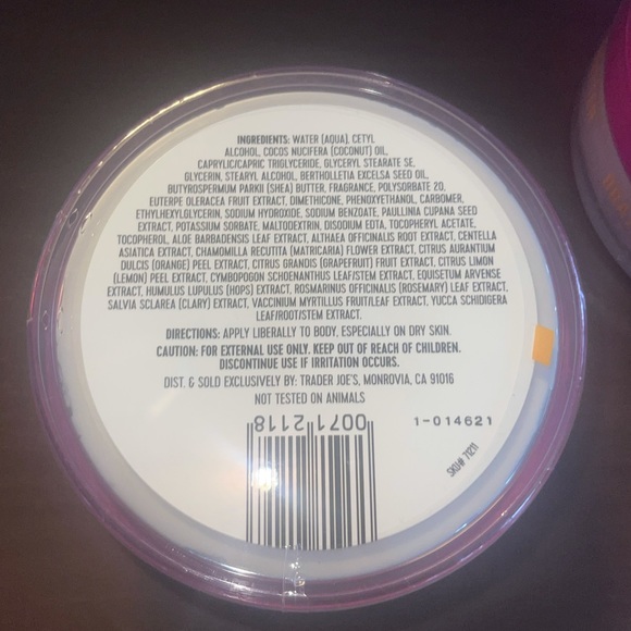 🆕 2 Pcs Brazil Nut Body Butter TRADER JOE’S - Picture 3 of 3